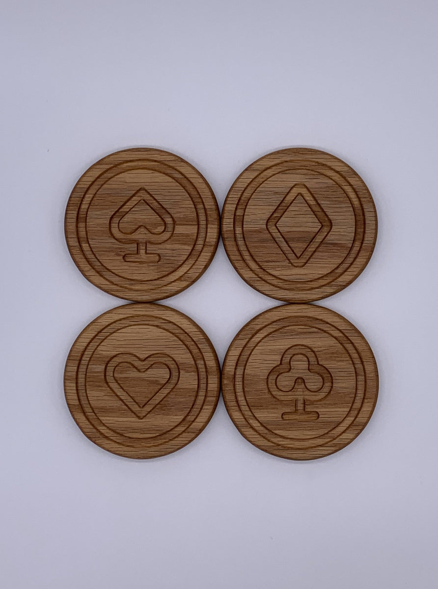 20 Carved Coasters Bundle CNC Design File