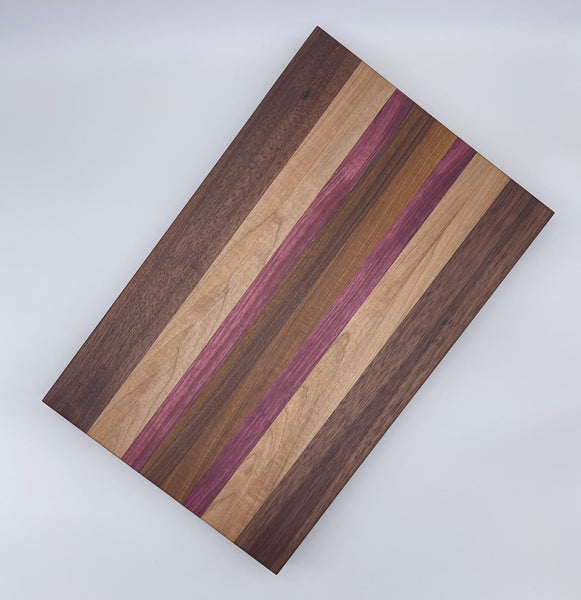 Cutting Board (Walnut, African Mahogany, Ash, Purple Heart, Maple)