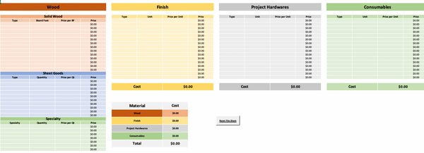 Project Price Calculator | Ultimate Version ( Excel )