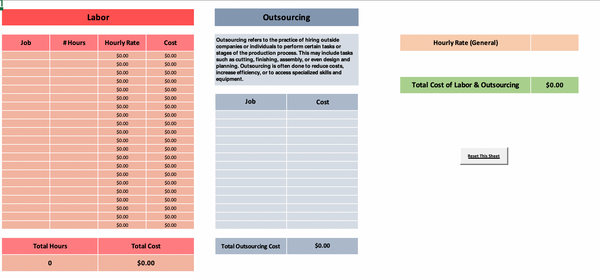 Project Price Calculator | Ultimate Version ( Excel )