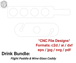 2 Drink Bundle CNC Design File